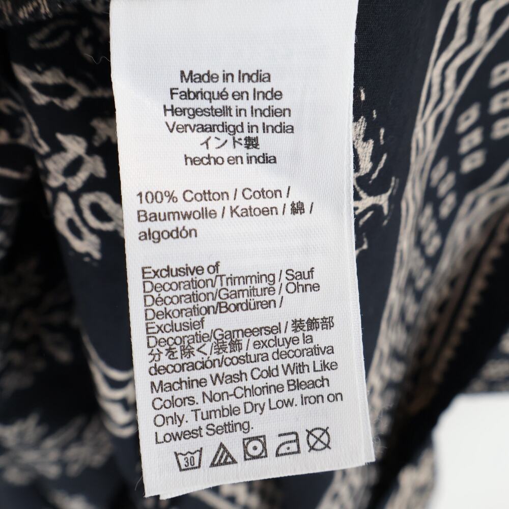 NWT J.Crew Square Neck Cotton Poplin Midi Dress Block Print Faded Black Size 6 - Picture 9 of 10